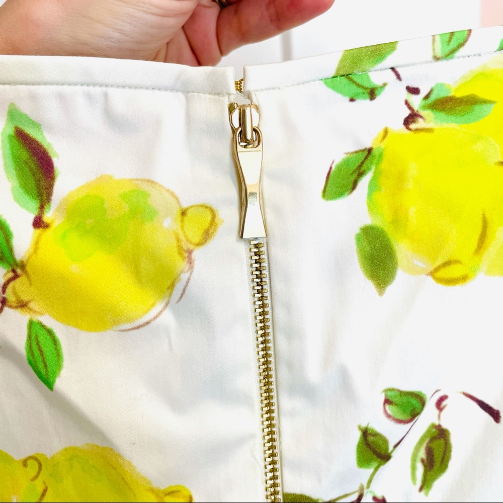 🍋 New NWT kate spade lemon lyric dress white 10 - Picture 6 of 8